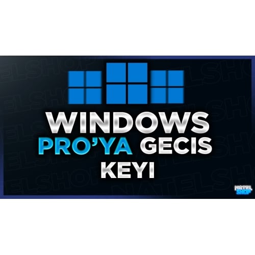  Anlık Windows 1011 Pro\ya Geçiş Keyi